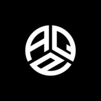aqp-Brief-Logo-Design auf weißem Hintergrund. aqp kreatives Initialen-Buchstaben-Logo-Konzept. aqp Briefgestaltung. vektor