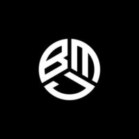 bmj-Brief-Logo-Design auf weißem Hintergrund. bmj kreative Initialen schreiben Logo-Konzept. bmj Briefgestaltung. vektor