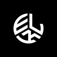 Elch-Brief-Logo-Design auf weißem Hintergrund. Elch kreative Initialen schreiben Logo-Konzept. Elch-Buchstaben-Design. vektor