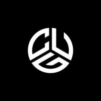 Cug-Brief-Logo-Design auf weißem Hintergrund. cug kreative Initialen schreiben Logo-Konzept. Cug-Buchstaben-Design. vektor