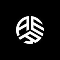 aer-Brief-Logo-Design auf weißem Hintergrund. aer kreatives Initialen-Buchstaben-Logo-Konzept. aer Briefgestaltung. vektor