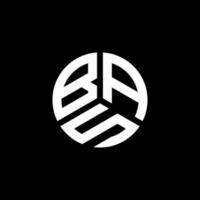 bas-Buchstaben-Logo-Design auf weißem Hintergrund. bas kreatives Initialen-Buchstaben-Logo-Konzept. Bas-Brief-Design. vektor