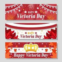 Happy Victoria Day Banner vektor