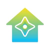 Ninja Home-Logo-Element-Design-Vorlage-Symbol vektor