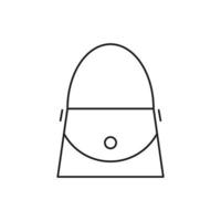 Taschensymbol für Symbolsymbol-Website-Präsentation vektor