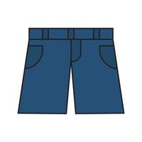 jeans für die symbolsymbol-website-präsentation vektor
