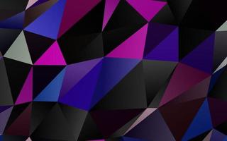 ljus mångfärgad, regnbåge vektor triangel mosaik mall.