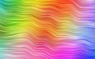 ljus multicolor, regnbåge vektor mönster med bubbla former.