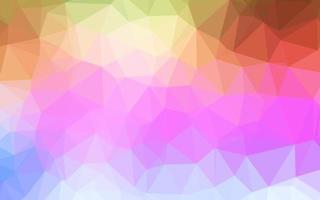 Licht mehrfarbiger, abstrakter Mosaikhintergrund des Regenbogenvektors. vektor