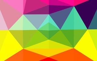 ljus mångfärgad, regnbåge vektor polygonal mall.