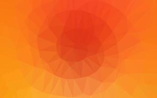 hellgelb, orange Vektor abstrakte polygonale Abdeckung.