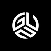 Printgun-Brief-Logo-Design auf weißem Hintergrund. Waffe kreative Initialen schreiben Logo-Konzept. Waffenbriefdesign. vektor