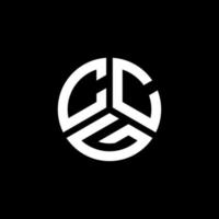 ccg brev logotyp design på vit bakgrund. ccg kreativa initialer brev logotyp koncept. ccg brev design. vektor