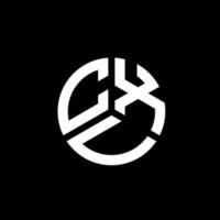 cxv-Brief-Logo-Design auf weißem Hintergrund. cxv kreatives Initialen-Buchstaben-Logo-Konzept. cxv-briefdesign. vektor