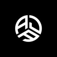 Aja-Brief-Logo-Design auf weißem Hintergrund. aja kreative Initialen schreiben Logo-Konzept. Aja Briefgestaltung. vektor