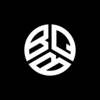 bqb-Brief-Logo-Design auf weißem Hintergrund. bqb kreative Initialen schreiben Logo-Konzept. bqb Briefgestaltung. vektor