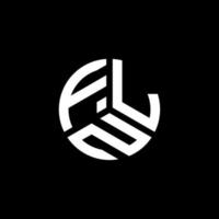 fln-Brief-Logo-Design auf weißem Hintergrund. fln kreatives Initialen-Buchstaben-Logo-Konzept. fln Briefgestaltung. vektor