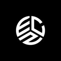 Ecz-Brief-Logo-Design auf weißem Hintergrund. Ecz kreatives Initialen-Brief-Logo-Konzept. Ecz-Briefgestaltung. vektor