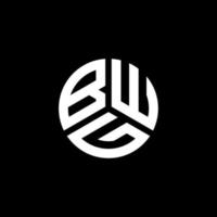 bwg-Buchstaben-Logo-Design auf weißem Hintergrund. bwg kreative Initialen schreiben Logo-Konzept. bwg Briefgestaltung. vektor