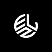 elz brev logotyp design på vit bakgrund. elz kreativa initialer brev logotyp koncept. elz bokstavsdesign. vektor