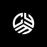 Cym-Brief-Logo-Design auf weißem Hintergrund. Cym kreative Initialen schreiben Logo-Konzept. Cym-Buchstaben-Design. vektor