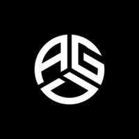 agd-Brief-Logo-Design auf weißem Hintergrund. agd kreatives Initialen-Buchstaben-Logo-Konzept. agd Briefgestaltung. vektor