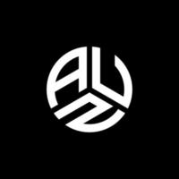 Auz-Brief-Logo-Design auf weißem Hintergrund. auz kreative Initialen schreiben Logo-Konzept. auz Briefgestaltung. vektor