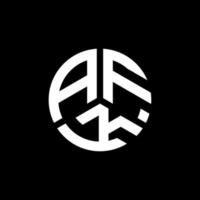 aek-Buchstaben-Logo-Design auf weißem Hintergrund. aek kreative Initialen schreiben Logo-Konzept. aek Briefgestaltung. vektor