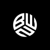 bwn-Buchstaben-Logo-Design auf weißem Hintergrund. bwn kreative Initialen schreiben Logo-Konzept. bwn Briefdesign. vektor