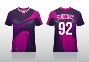 Fußballtrikot-Design für Outdoor-Sportarten vektor