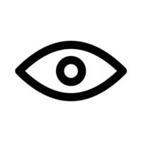 ögonvektorikon som är lämplig för kommersiellt arbete och enkelt ändra eller redigera den vektor