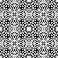 vitt och svart geometriskt mönster vektor