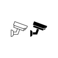 CCTV-Kamera-Vektorsymbol vektor