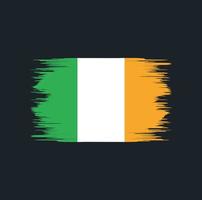 Irland Flagge Pinsel vektor