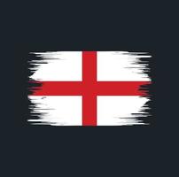 England-Flagge-Pinsel vektor