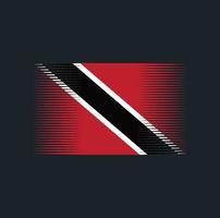 trinidad och tobago flagga borste. National flagga vektor