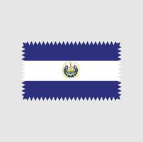 el salvador flaggenvektordesign. Nationalflagge vektor