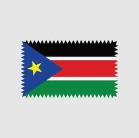 södra sudan flagga vektor design. National flagga