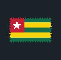 togo flagga vektor design. National flagga