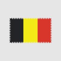 Belgien Flagge Vektordesign. Nationalflagge vektor