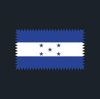 Honduras-Flaggenvektordesign. Nationalflagge vektor