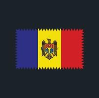 moldaviens flagga vektordesign. National flagga vektor