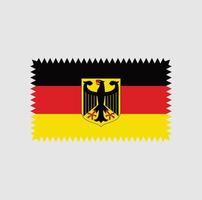 Tyskland flagga vektor design. National flagga