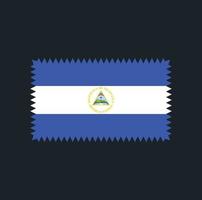 nicaragua flagga vektor design. National flagga