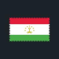 tadzjikistan flagga vektor design. National flagga