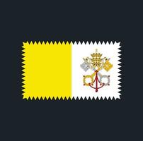 Vatikanen flagga vektor design. National flagga