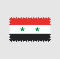 Syrien Flagge Vektordesign. Nationalflagge vektor