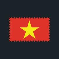 vietnam flagga vektor design. National flagga