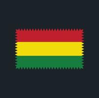 bolivia flagga vektor design. National flagga