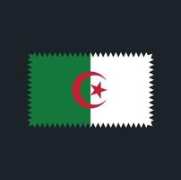 algerien flaggenvektordesign. Nationalflagge vektor